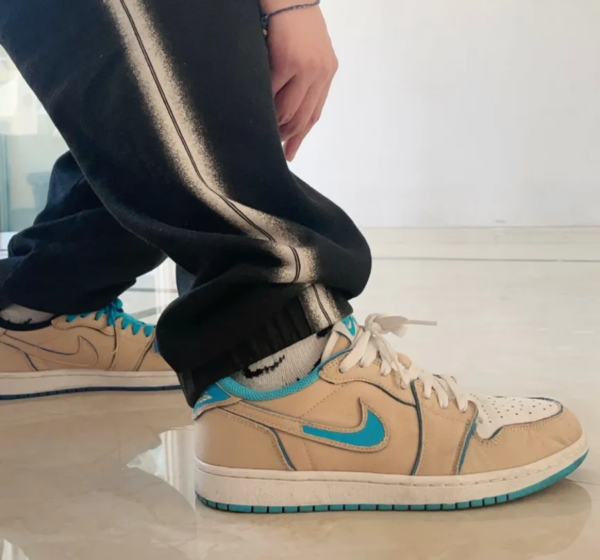 Giày Nike Air Jordan 1 Low SB QS Lance Mountain 'Desert Ore' CJ7891-200 - Ảnh 7