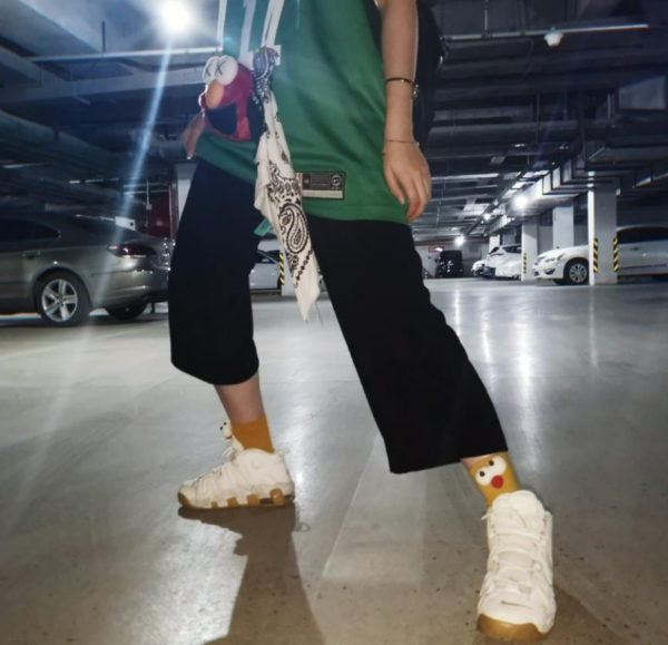 Giày Nike Air More Uptempo GS 'White Gum' 415082-101 - Ảnh 5