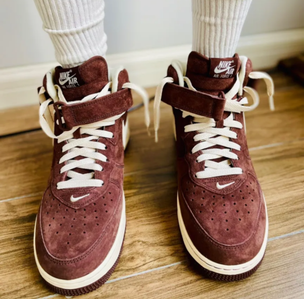 Giày Nike Air Force 1 Mid 'Chocolate' DM0107-200 - Ảnh 8