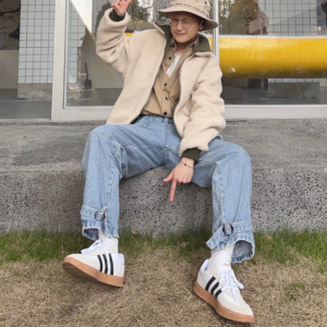 Giay Adidas Gradas 'White Sub Green Gum' FW7208