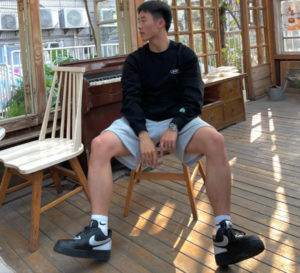 Alternative view of Giày Nike 3M x Air Force 1 '07 LV8 'Black' CT2299-001