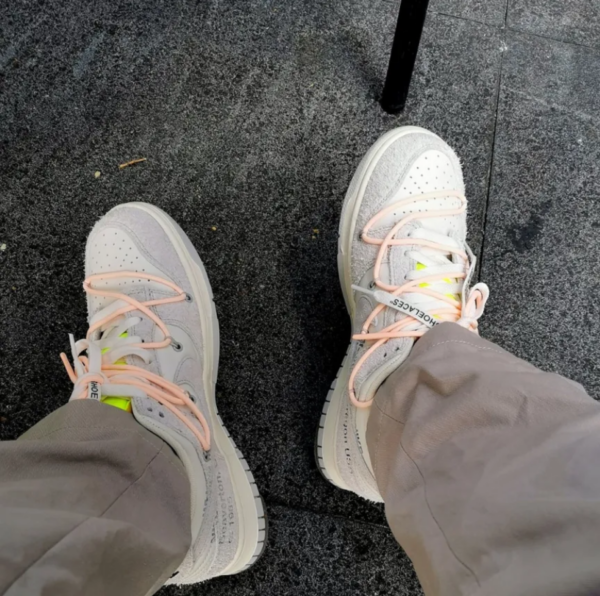 Giày Nike Off-White x Dunk Low 'Lot 12 Of 50' DJ0950-100 - Ảnh 2