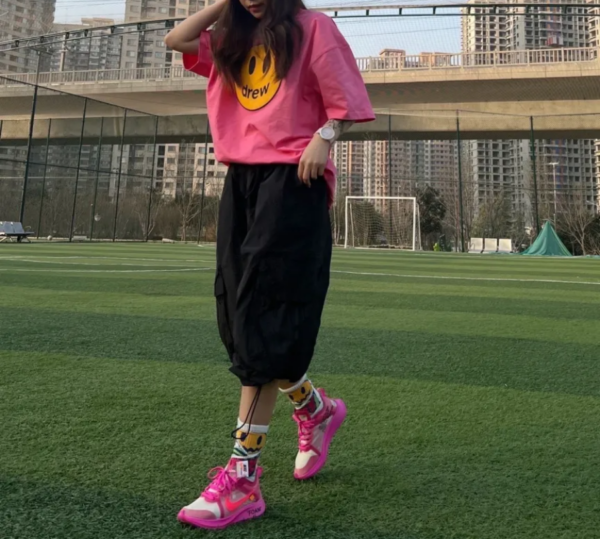 Giày Nike Off-White x Zoom Fly SP 'Tulip Pink' AJ4588-600 - Ảnh 5