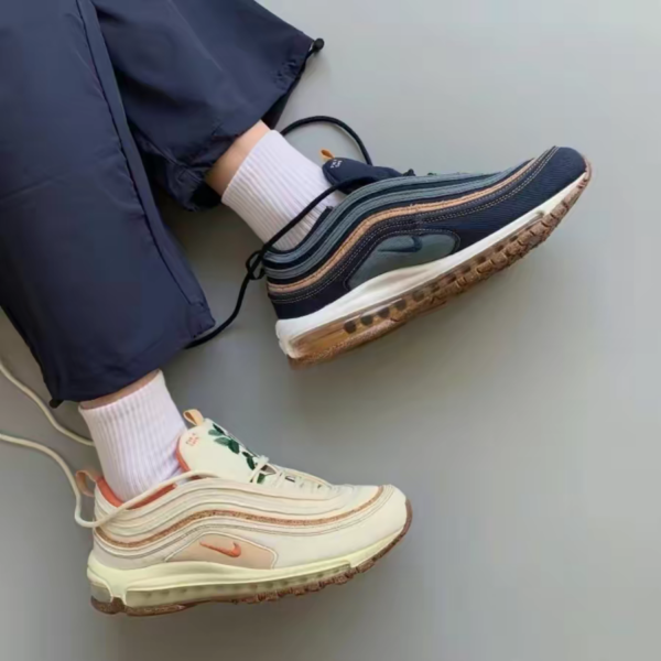 Giày Nike Air Max 97 SE 'Cork Obsidian' DC3986-300 - Ảnh 9