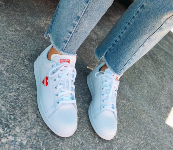 Giày Adidas Stan Smith White Red 'Valentines Day Pack' G27893 - Ảnh 8