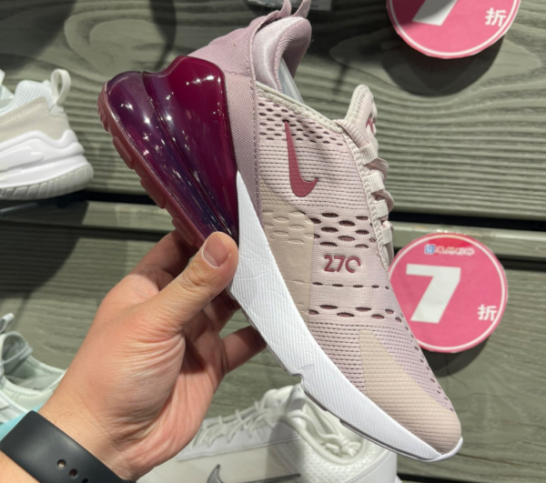 Giay Nike Air Max 270 Golf 'Light Bone Hot Punch' CK6483-002