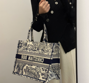 Tui Dior Book Tote Bag Medium 'Employery Navy' M1296ZTDT-M808