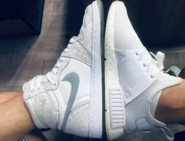 Giày Aididas NMD XR1 'White Duck Camo' BA7233 - Ảnh 9
