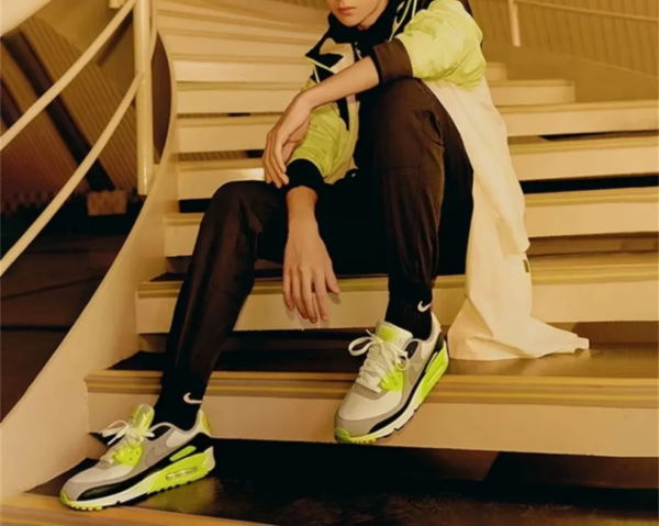 Giày Nike Air Max 90 GS 'Volt' CD6864-101 - Ảnh 7