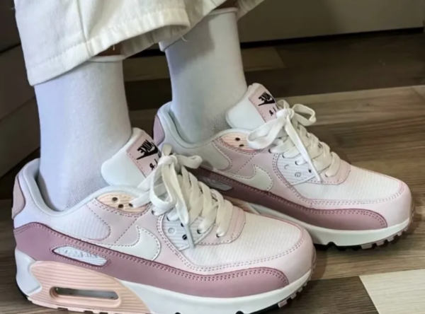 Giày Nike Air Max 90 White Champagne 'Light Violet' CV8819-100 - Ảnh 8