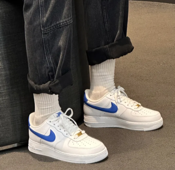 Giày Nike Air Force 1 Low 'White Royal Blue' DM2845-100 - Ảnh 7