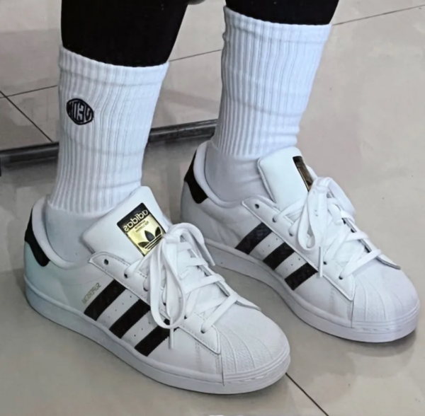 Giày Adidas Superstar 'Footwear White Black' EG4958 - Ảnh 3