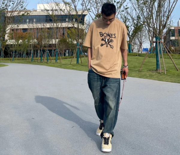 Giày Nike Stussy x Blazer Mid SB 'Midwest Gold' AH6158-700 - Ảnh 7
