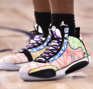 Alternative view of Giày Nike Zion Williamson x Air Jordan 34 GS 'Noah' DA4450-100