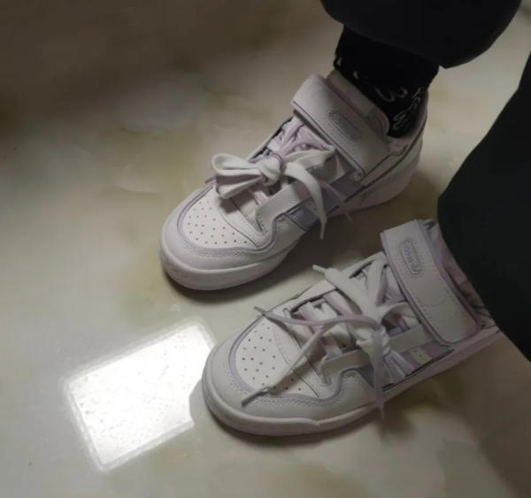 Giày Adidas Forum Plus 'White Purple Tint' FY3795 - Ảnh 4