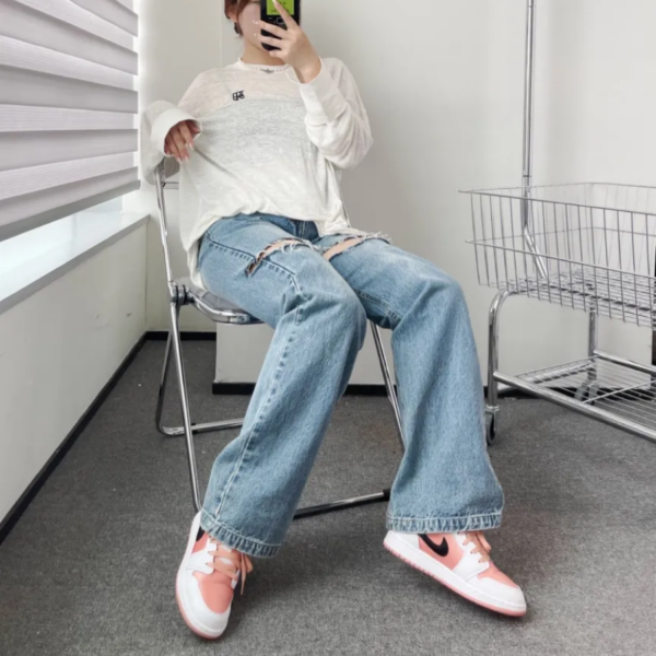 Giày Nike Air Jordan 1 Low GS 'Light Madder Root' DM8960-801 - Ảnh 7
