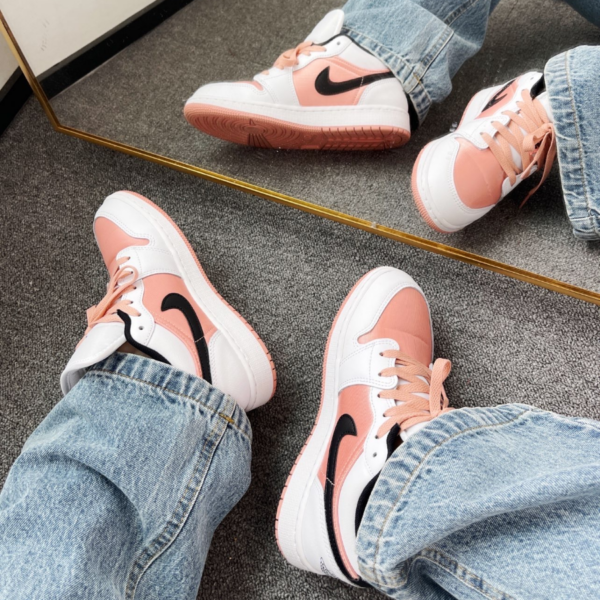 Giày Nike Air Jordan 1 Low GS 'Light Madder Root' DM8960-801 - Ảnh 5