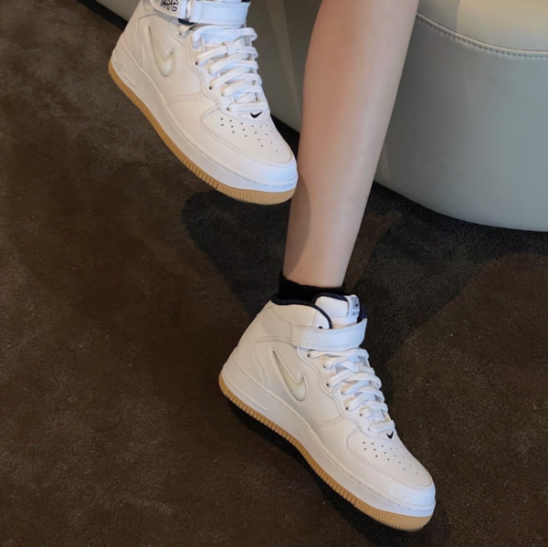 Giày Nike Air Force 1 Mid Jewel “NYC” White Navy Blue DH5622-100 - Ảnh 7
