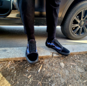 Giay Vans Breana Geering Mn Skate Old Skool 'Black' VN0A5FCBY40