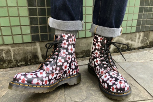 Giày Dr.Martens 1460 Pascal Floral Leather 'Muticolor' 26456002 - Ảnh 3