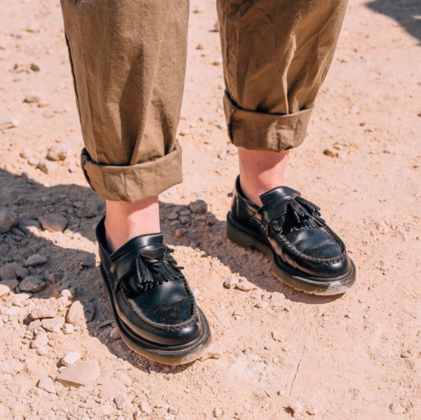 Giày Dr. Martens Adrian Smooth Leather 'Black' 24369001 - Ảnh 4