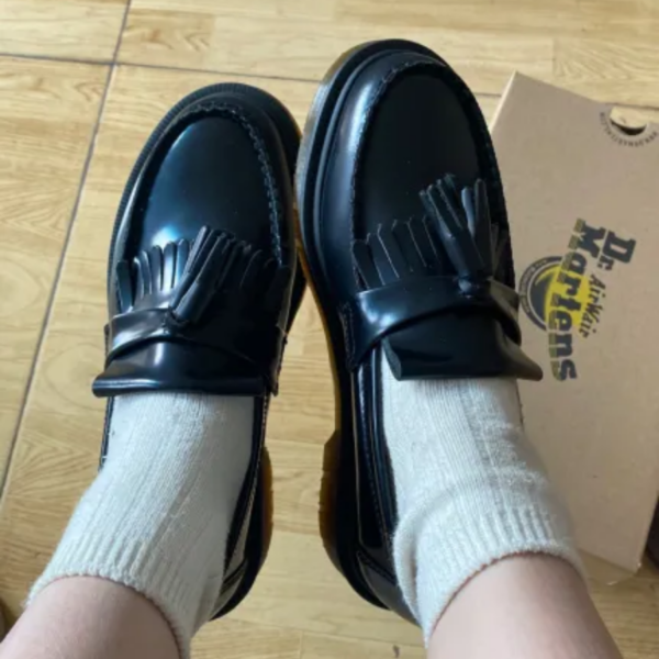 Giày Dr. Martens Adrian Smooth Leather 'Black' 24369001 - Ảnh 6