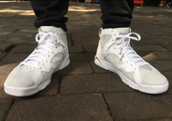 Giày Nike Air Jordan 7 Retro 'Pure Platinum' 304775-120 - Ảnh 4