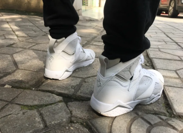 Giày Nike Air Jordan 7 Retro 'Pure Platinum' 304775-120 - Ảnh 6