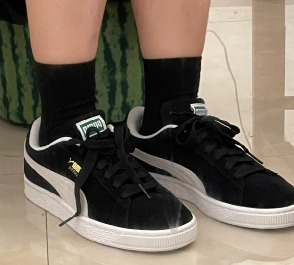 Giày Puma Suede Classic Black White 352634-03 - Ảnh 13