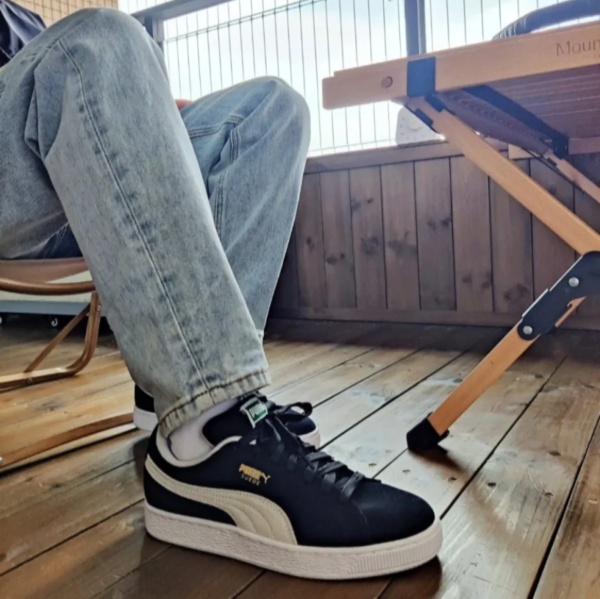Giày Puma Suede Classic Black White 352634-03 - Ảnh 11