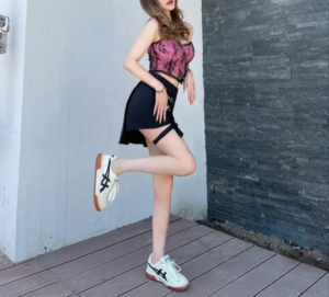 Giay Asics Court MZ 'Cream Black Gum' 1203A127-750