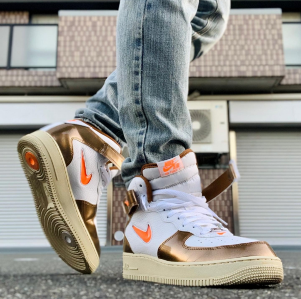 Giày Nike Air Force 1 Mid QS 'Jewel Ale Brown' DH5623-100 - Ảnh 4