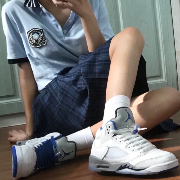 Giày Nike Air Jordan 5 Retro GS 'Stealth 2.0' 440888-140 - Ảnh 4
