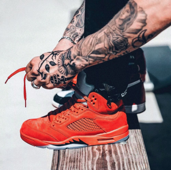 Giày Nike Air Jordan 5 Retro 'Red Suede' 136027-602 - Ảnh 2