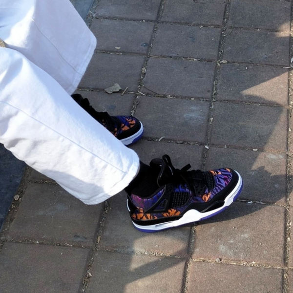 Giày Nike Air Jordan 4 Retro SE GG 'Rush Violet' BQ9043-005 - Ảnh 4