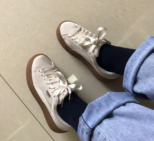 Giày Puma Wmns Suede Platform Bubble 366439-02 - Ảnh 4