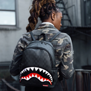 Balo Sprayground Presbyopia Checkerboard Shark Mouth 'Black' W0915702
