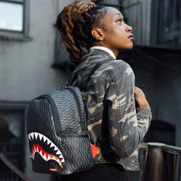 Balo Sprayground Presbyopia Checkerboard Shark Mouth 'Black' W0915702