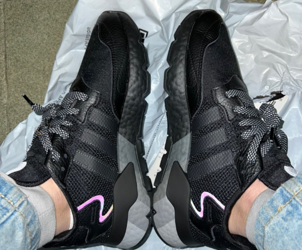 Giày Adidas Nite Jogger 'DGH Solid Grey' H01717 - Ảnh 3