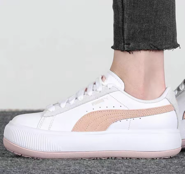 Giay Puma Suede Mayu 'White Orange' 382581-03
