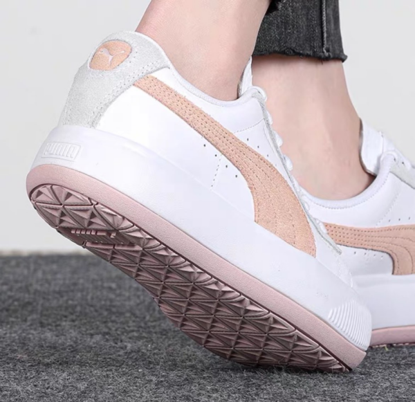 Giay Puma Suede Mayu 'White Orange' 382581-03