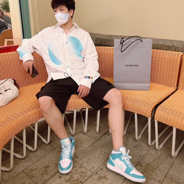 Giày Nike Air Jordan 1 Mid 'Washed Teal Mint Foam' DV2229-300 - Ảnh 3