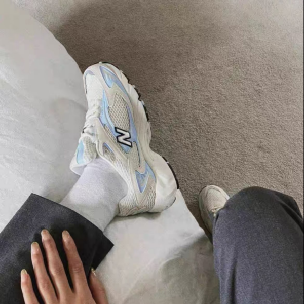 Giày New Balance 725 x Naked Copenhagen 'White Baby Blue' ML725NAK - Ảnh 3