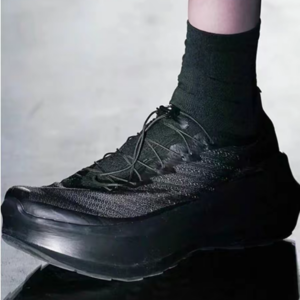 Giay Salomon Pulsar Platform x Comme Des Garcons 'Triple Black' L47195200