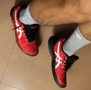 Giay Asics Gel Resolution 8 'Red Black' 1041A079-601