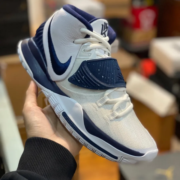 Giày Nike Kyrie 6 Team 'White Midnight Navy' CK5869-100 - Ảnh 3