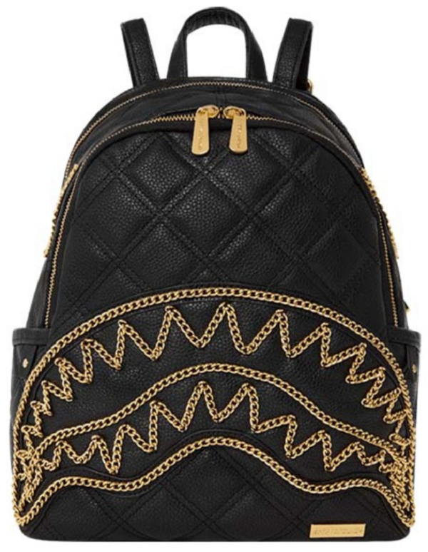 Balo Sprayground Chain Shark Mouth 'Black Gold' W0815708