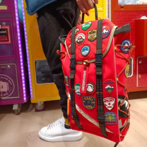 Balo Sprayground Nomad SG Global Adventure 'Red' W0815717