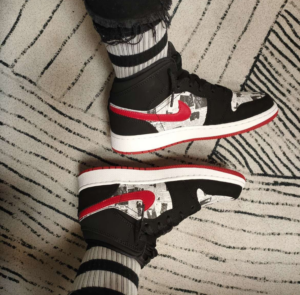 Giay Nike Air Jordan 1 Mid 'Newspaper Air Times' BQ6931-061