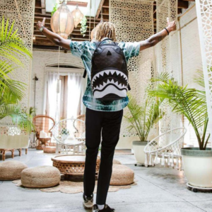 Balo Sprayground Contrast Color Shark Mouth 'Black' W0735701